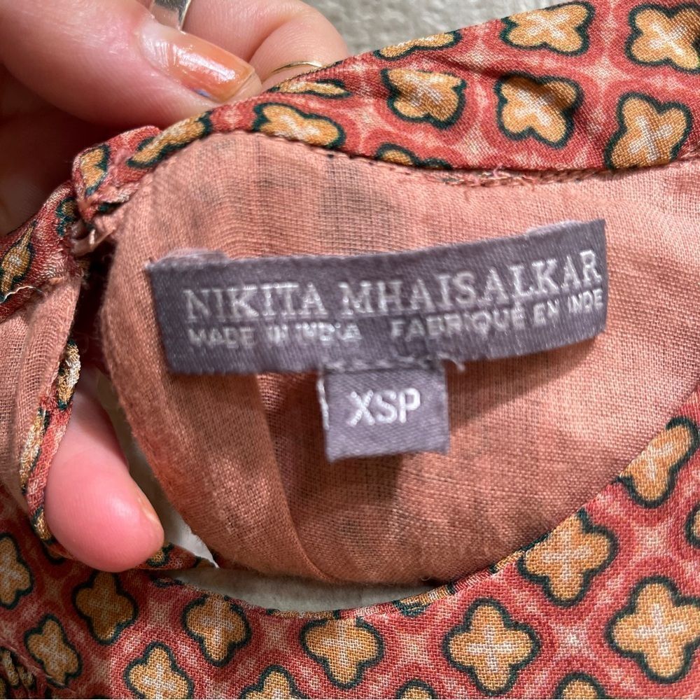 Anthropologie Nikita Mhaisalkar Petit Maxi Dress - Picture 4 of 7